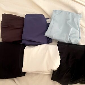Fabletics leggings powerhold and oasis 6 pair bundle all size small